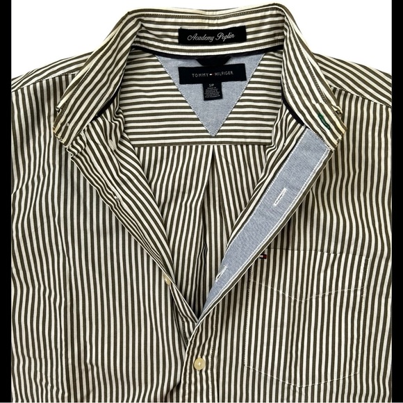 Tommy Hilfiger Academy Poplin Striped Button Down Shirt - Picture 3 of 10